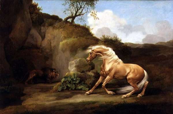 A Horse Frightened by a Lion, c.1790-5 by Romanticism