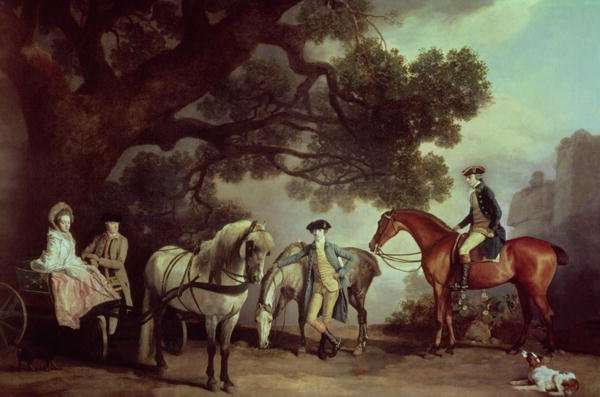 Melbourne and Milbanke Families by Romanticism