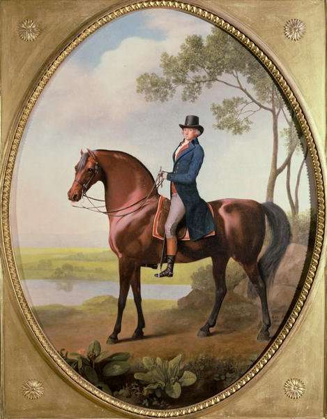 Warren Hastings on his Arabian Horse by Romanticism