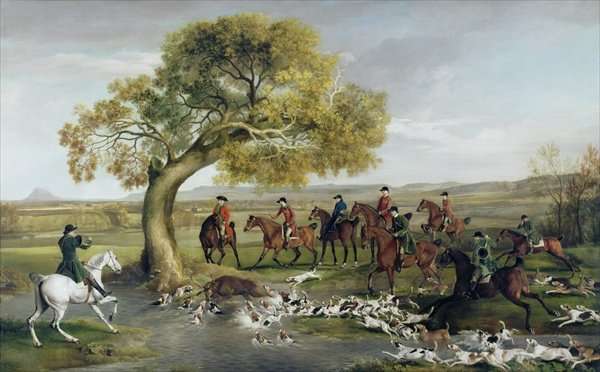 The Grosvenor Hunt, 1762 by Romanticism