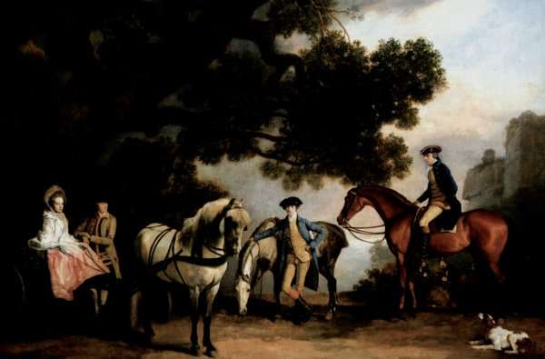 The Milbanke and Melbourne Families c. 1769 by Romanticism