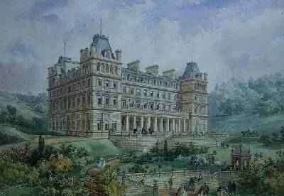 View of a proposed hotel Tunbridge Wells by Romanticism