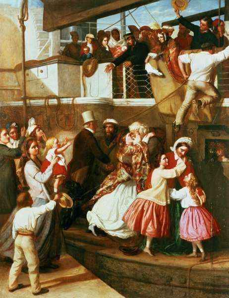 Embarkation Scene by Romanticism
