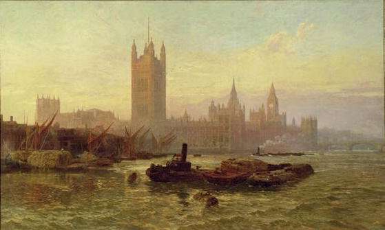 The Palace of Westminster, 1892 by Romanticism