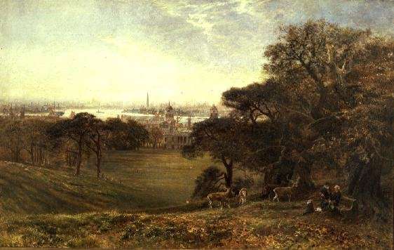View of the Thames at Greenwich by Romanticism
