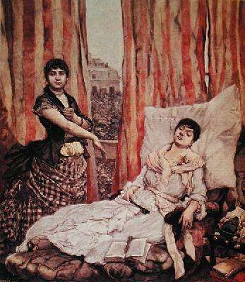 Morphiamania illustration from Le Petit Journal by Romanticism