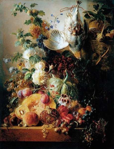 Still-Life of Fruit 1842-43 by Romanticism