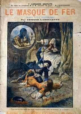 Le Masque de Fer cover of novel by Edmond Ladoucette by Romanticism