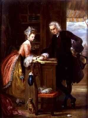 Yorick and the Grisette from Sternes A Sentimental Journey by Romanticism
