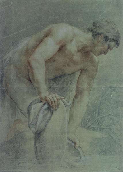 Figure of a Warrior, partly draped by Romanticism