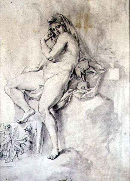 Female Personification of Sculpture, c.1770 by Romanticism