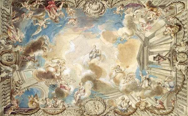 Design for a Ceiling Depicting Minerva Presiding Over the Arts by Romanticism