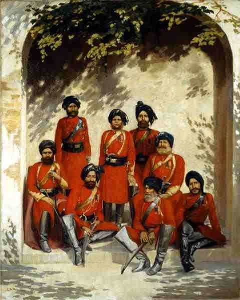 Indian Army Officers and Non Commissioned Officers by Romanticism