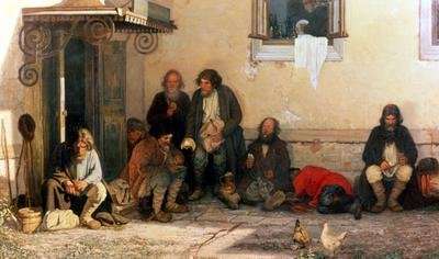 Dinner at the Zemstvo 1872 by Romanticism