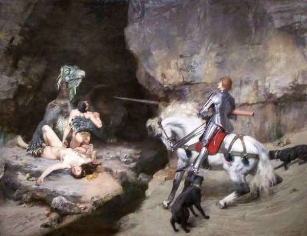 St George and the Monster by Romanticism