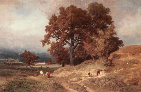 Forest Clearing 1895 by Romanticism