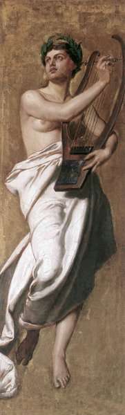 Allegorical Female Figure with Lute by Romanticism