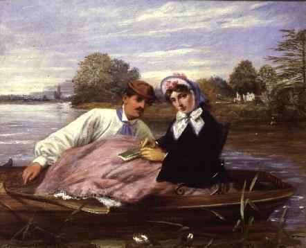 The Rowing Match by Romanticism