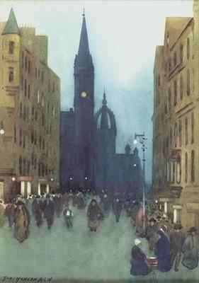 High Street Edinburgh by Romanticism