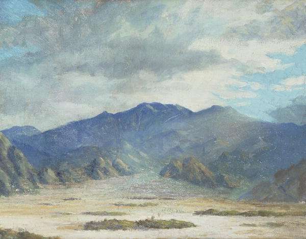 California Desert Scene by Romanticism