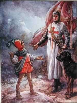Sir Kenneth and the Dwarf by Romanticism