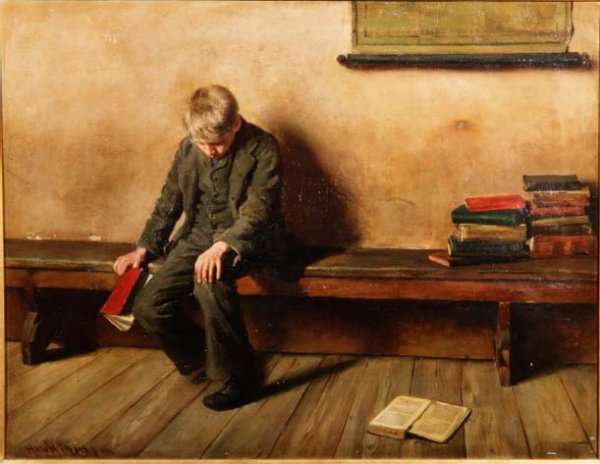 The Dunce 1886 by Romanticism