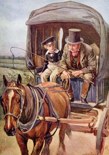Banks Drives David to Yarmouth, 1924 by Romanticism