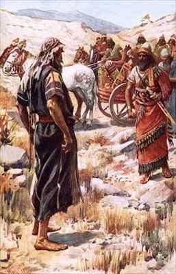 Elijah and Ahab by Romanticism