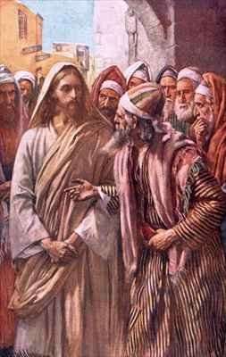 The question of the Sadducees by Romanticism