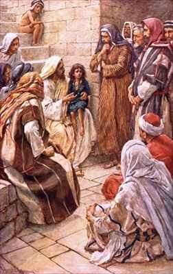 The little child set in their midst by Romanticism