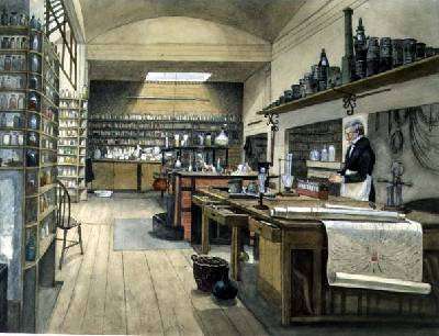 Sergeant Anderson in the Basement Laboratory 1852 by Romanticism