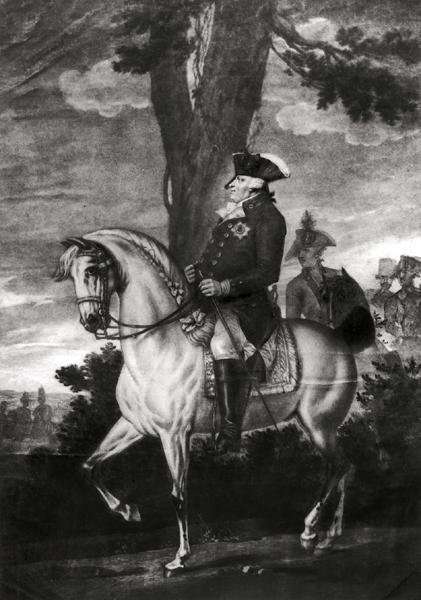 Equestrian Portrait of Frederick William II 1744-97 King of Prussia by Romanticism