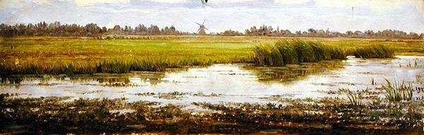 The upper reaches of the Alster, c.1834-35 by Romanticism