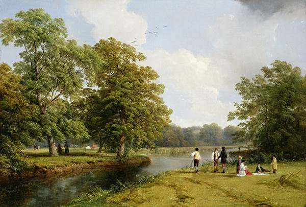 A Picnic in Stoneleigh Park by Romanticism