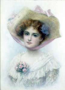 The New Bonnet by Romanticism