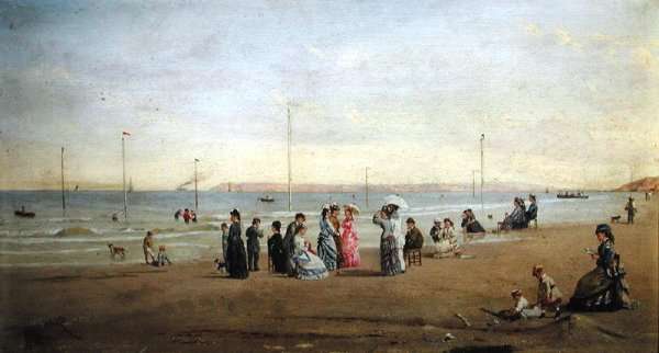 Seaside at Trouville by Romanticism