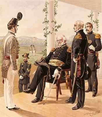 Uniforms of the American army 1858-61 published by GH Buek and Company 1885 by Romanticism