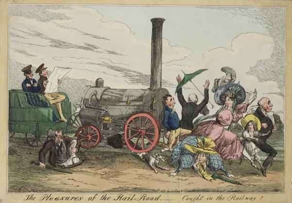 The Pleasures of the Rail Road  Caught in the Railway by Romanticism