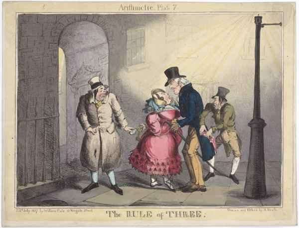The Rule of Three plate 7 from Arithmetic by Romanticism