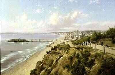 Bournemouth from the East Cliff 1890 by Romanticism