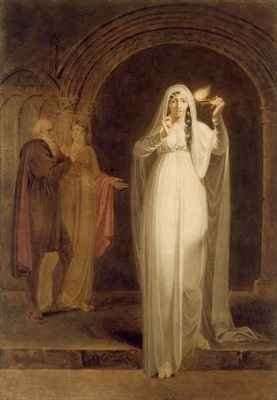 The Sleepwalking Scene, Act V, Scene I by Romanticism