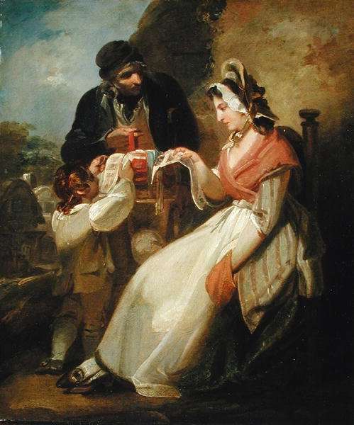 The Wandering Sailor, previously known as The Ballad Seller, c.1798 by Romanticism