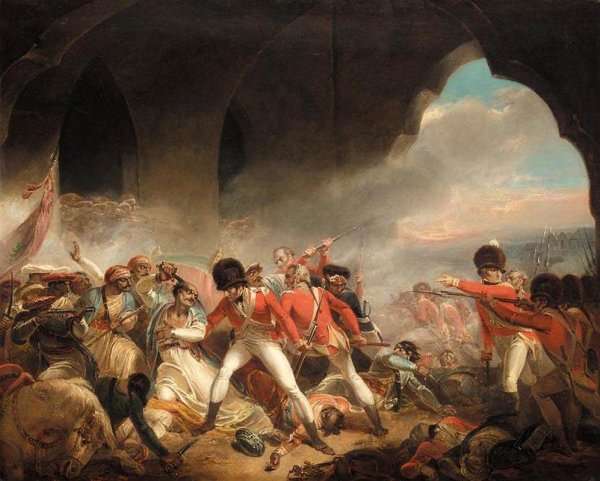 The Last Effort and Fall of Tippoo Sultan c. 1800 by Romanticism