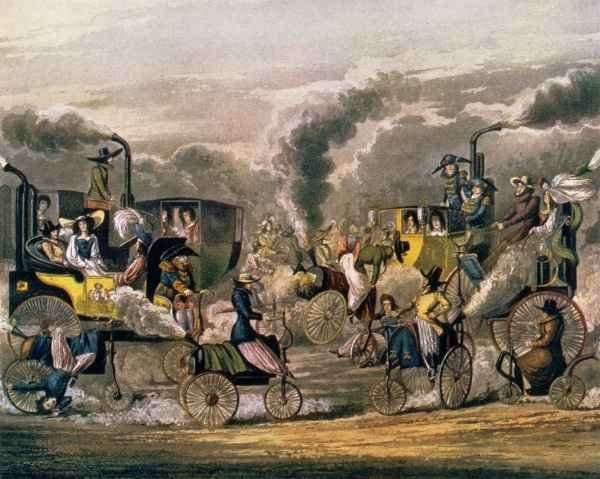 A View in Regent's Park in 1831, from 'The Progress of Steam' by Romanticism