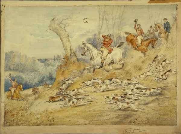 Hunting Scenes The Kill by Romanticism