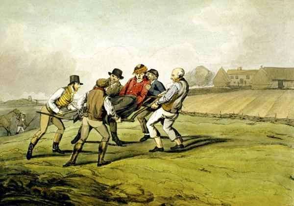 Injured, from 'Qualified Horses and Unqualified Riders' by Romanticism