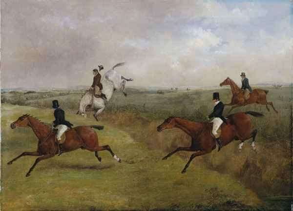 The Grand Leicestershire Steeplechase 6 by Romanticism