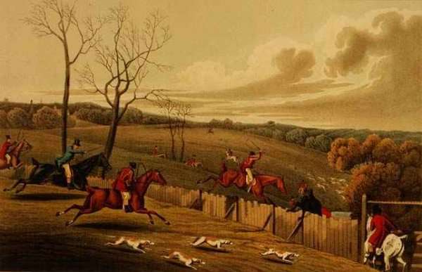 Stag Hunting by Romanticism