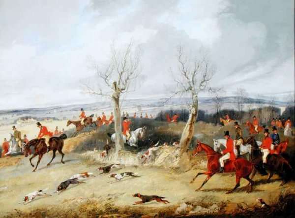 Hunting Scene, In Full Cry by Romanticism
