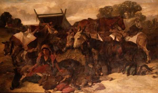 Waiting for Hire, Hampstead Heath by Romanticism